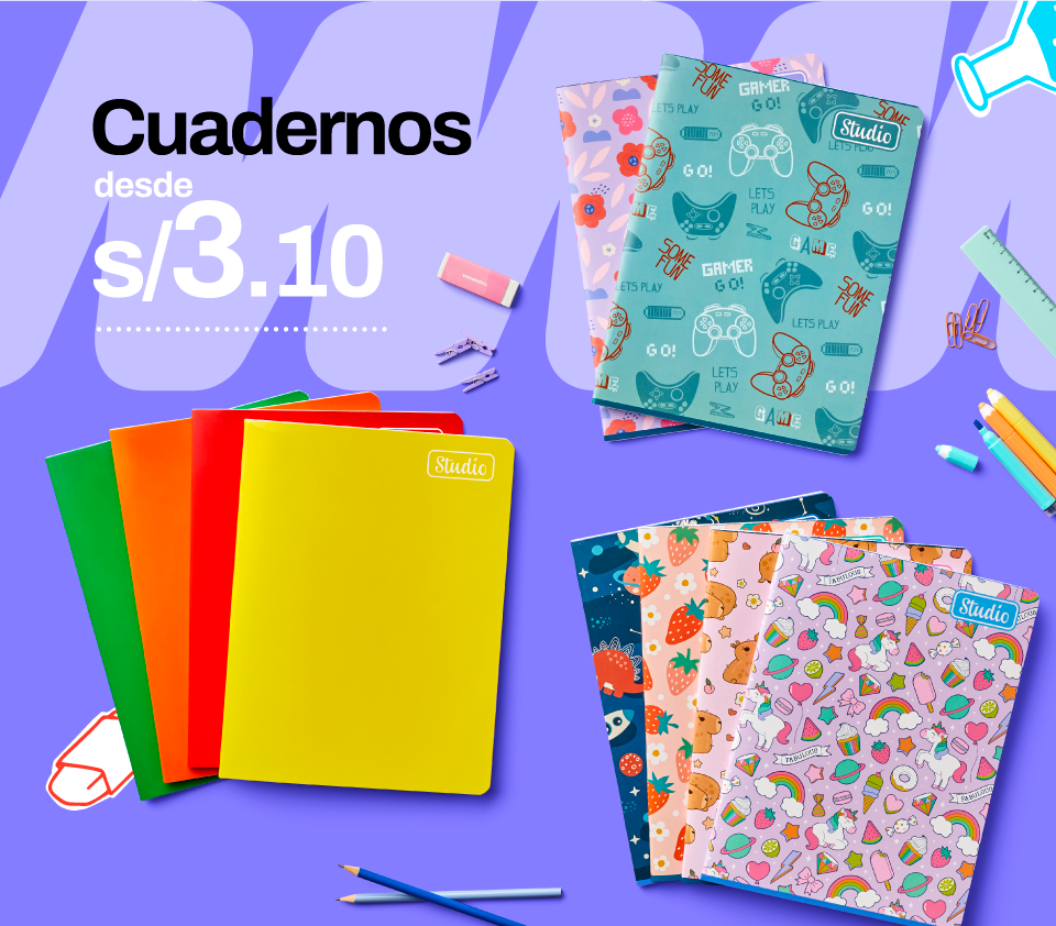 Cuadernos desde 3.10