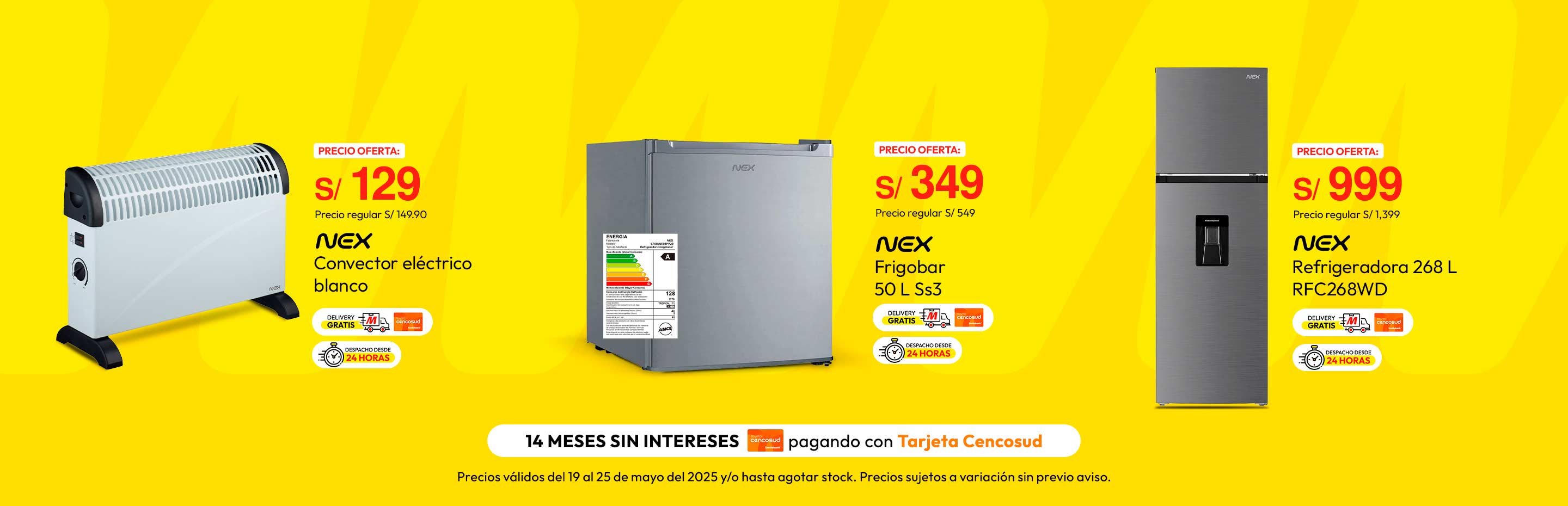 Convector Eléctrico Nex Blanco