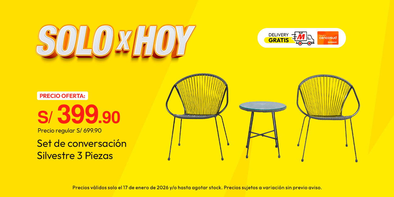 Set de Conversación Silvestre 3 Piezas