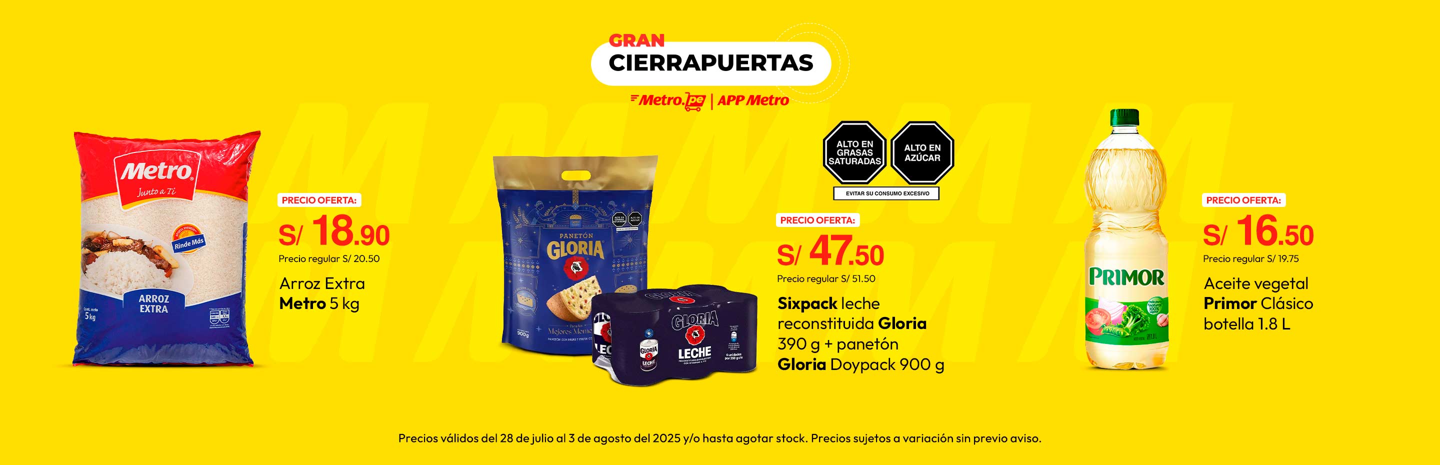 Arroz Extra Metro 5kg