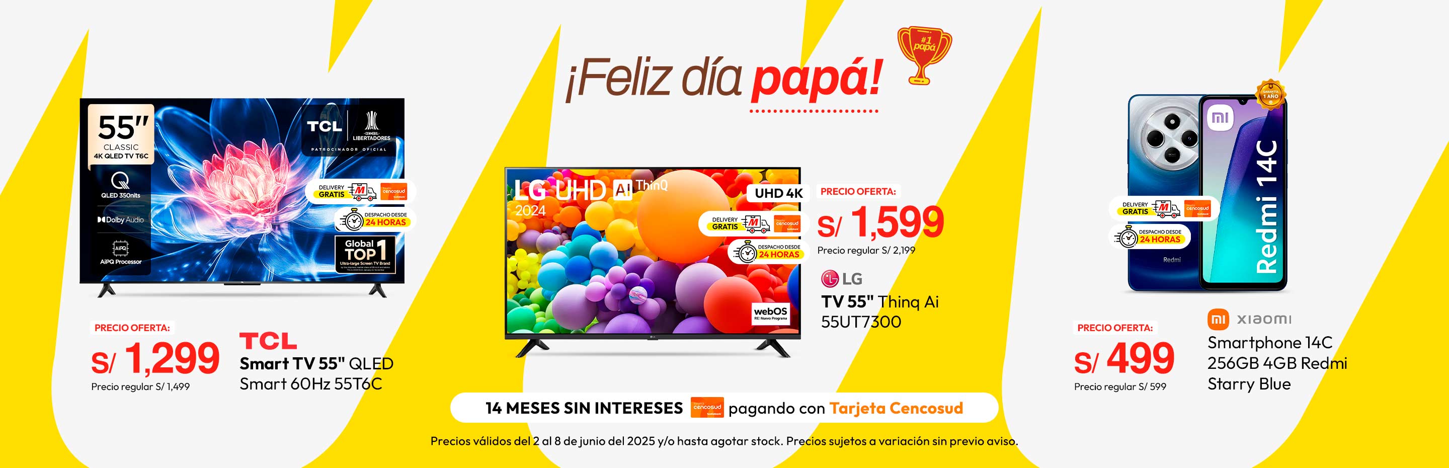 Smart TV TCL 55" QLED Smart 60Hz 55T6C