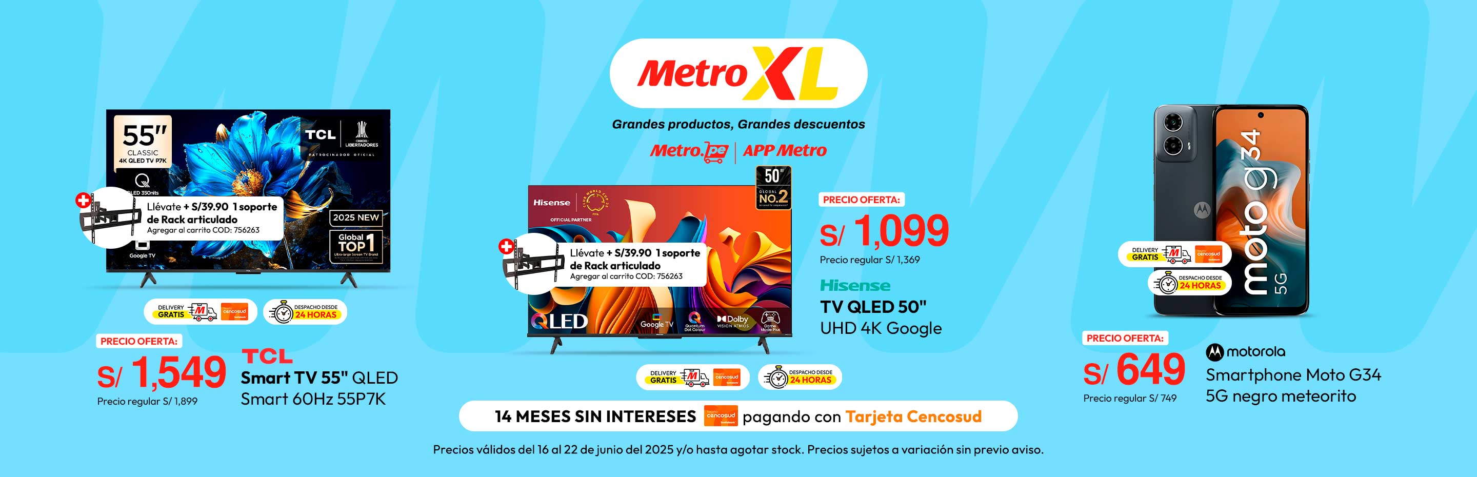 Smart TV TCL 55" QLED Smart 60Hz 55P7K