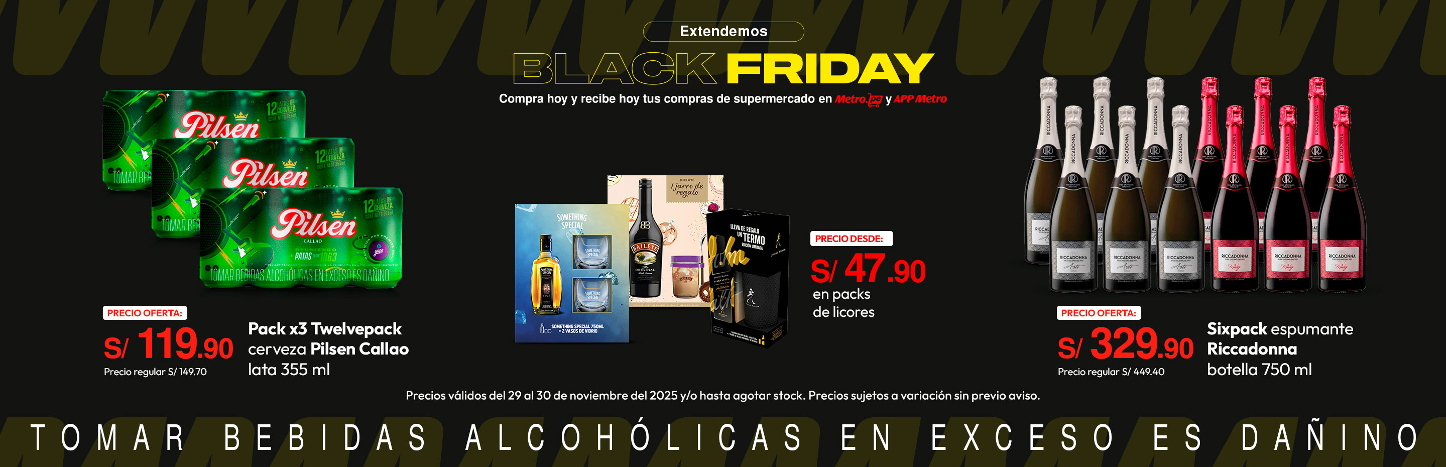 Pack x3 Twelvepack Cerveza Pilsen Callao Lata 355ml