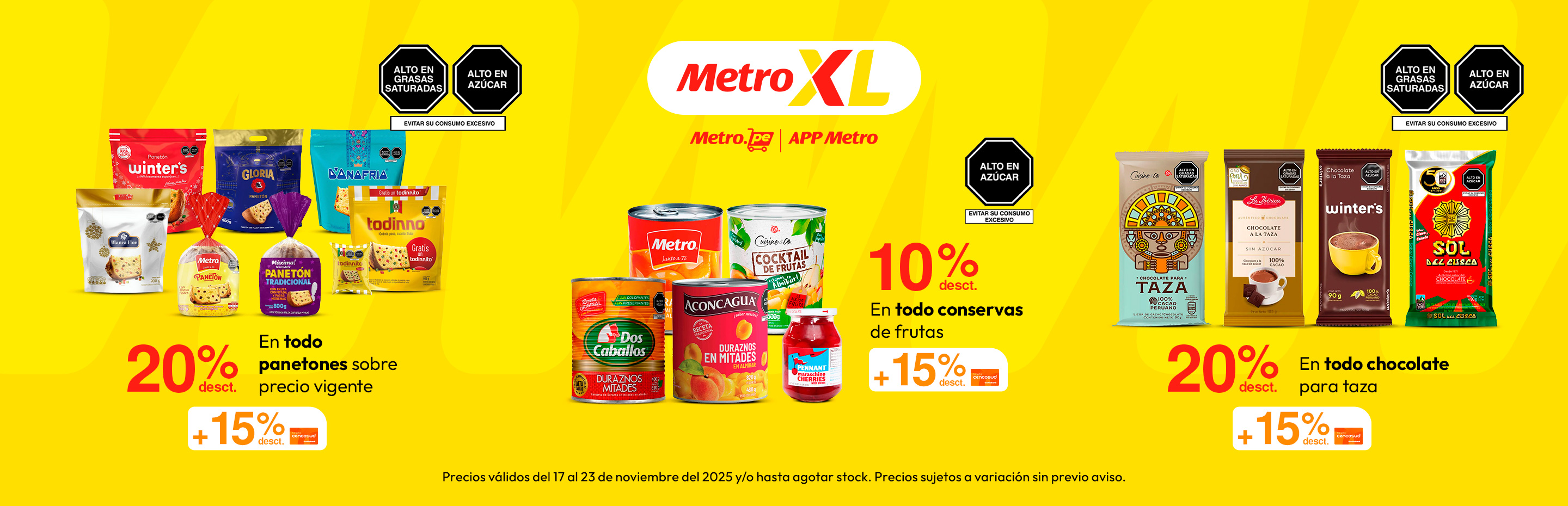 Gran Cierra Puertas, 20% desct. en todo panetones sobre precio vigente