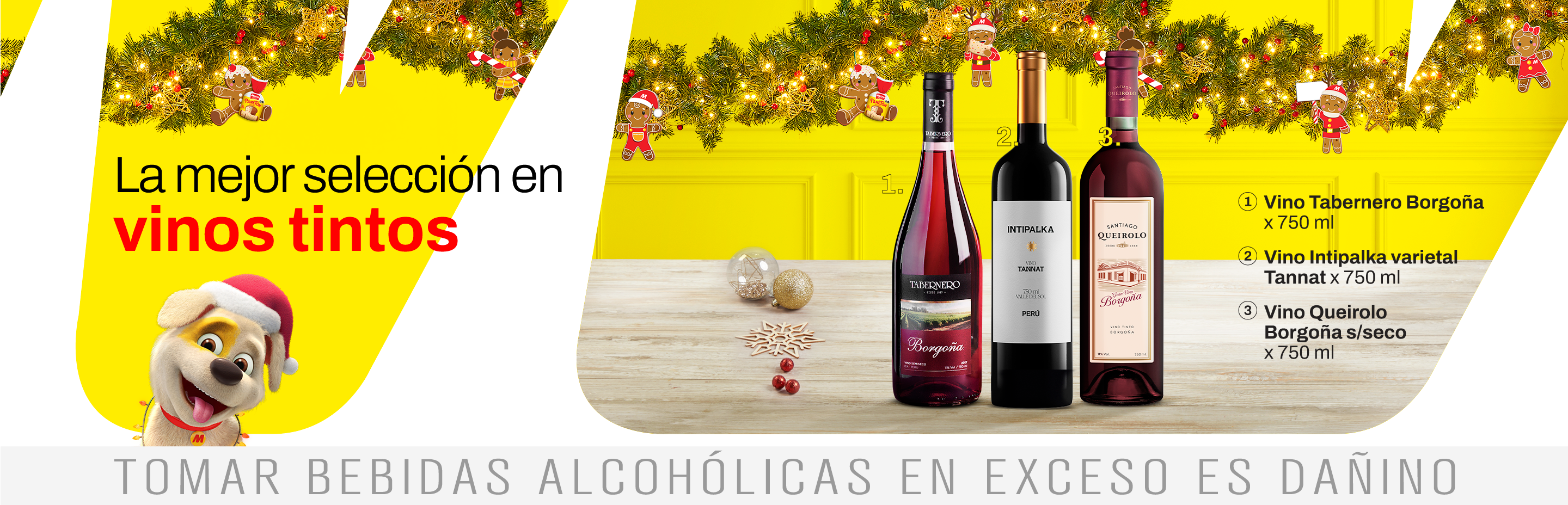 La mejor selección  en vinos tintos 