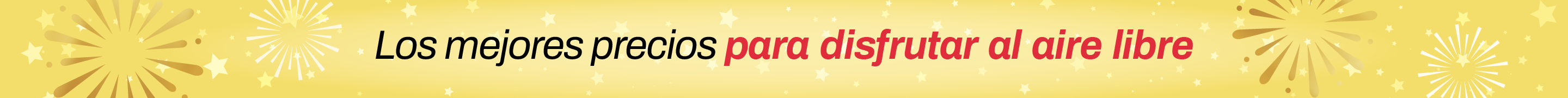 Los mejores precios para disfrutar al aire libre
