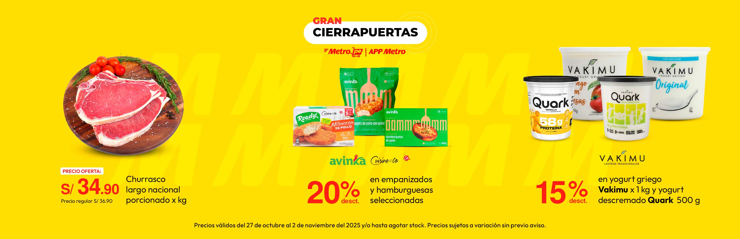 Churrasco Largo Nacional Porcionado x kg