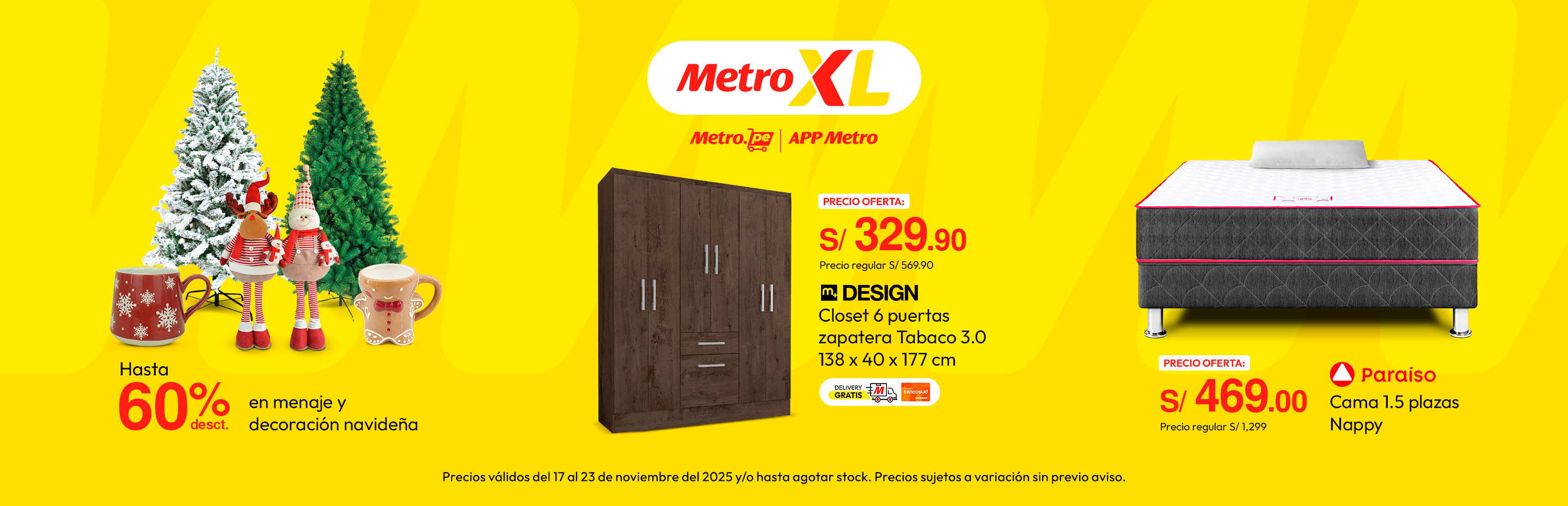 Cama Paraíso 1.5 Plazas Nappy