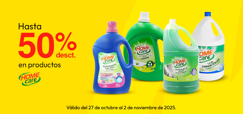 Hasta 50% desct en Home Care