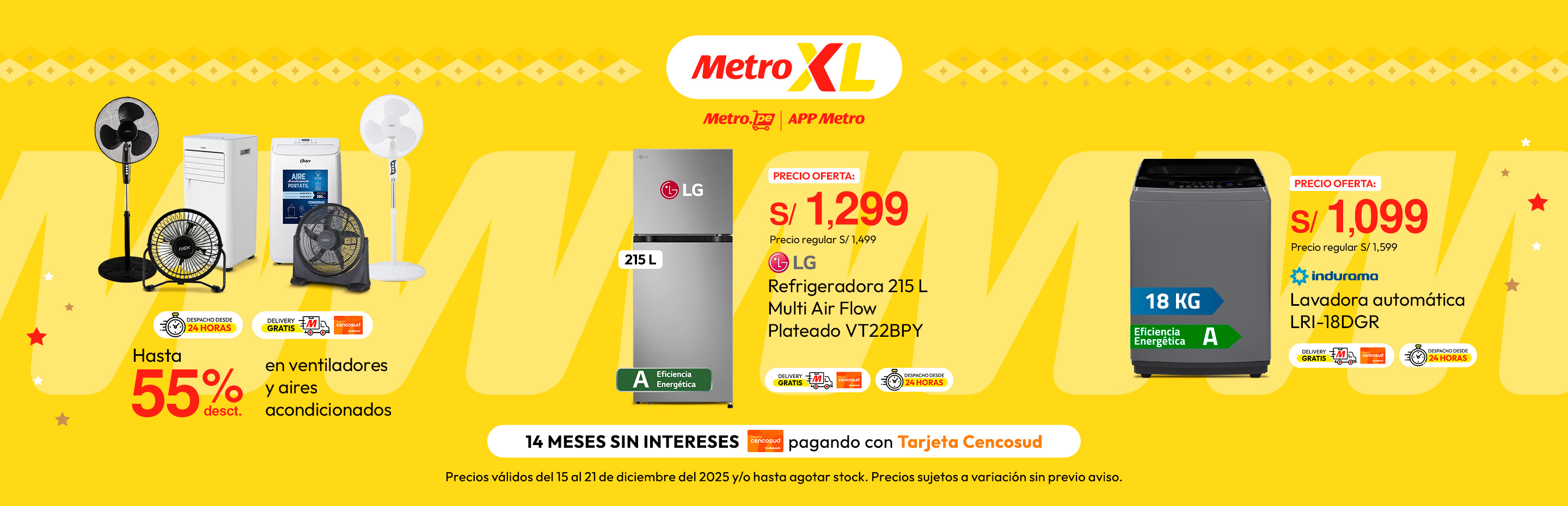 Hasta 55% de descuento en ventiladores y aire acondicionado
