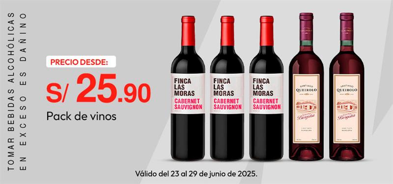 Pack de Vinos desde S/25.9 