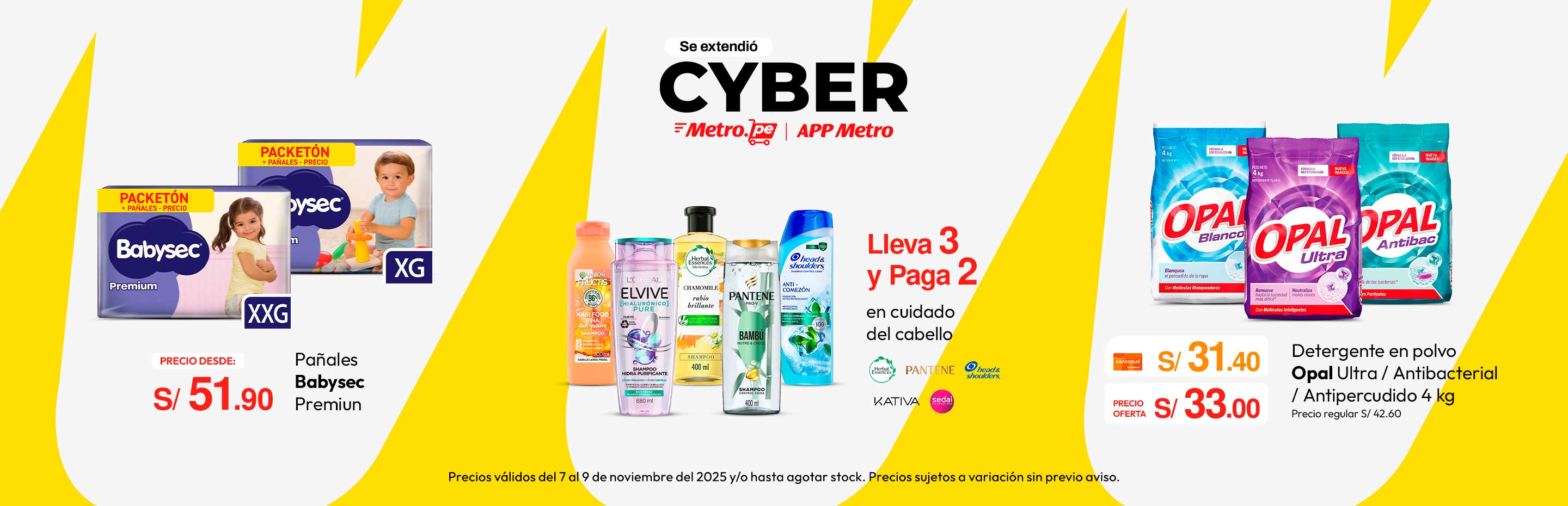 Lleva 3 y paga 2 en pañales para bebé