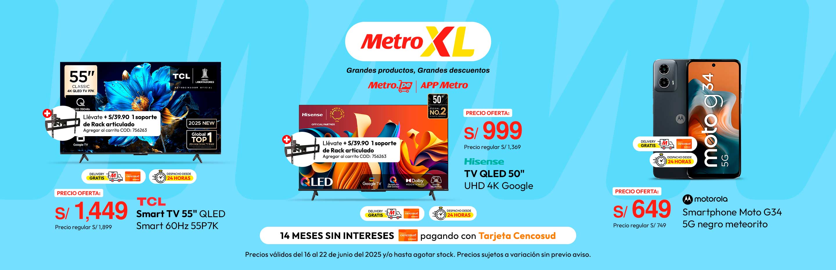 Smart TV TCL 55" QLED Smart 60Hz 55P7K