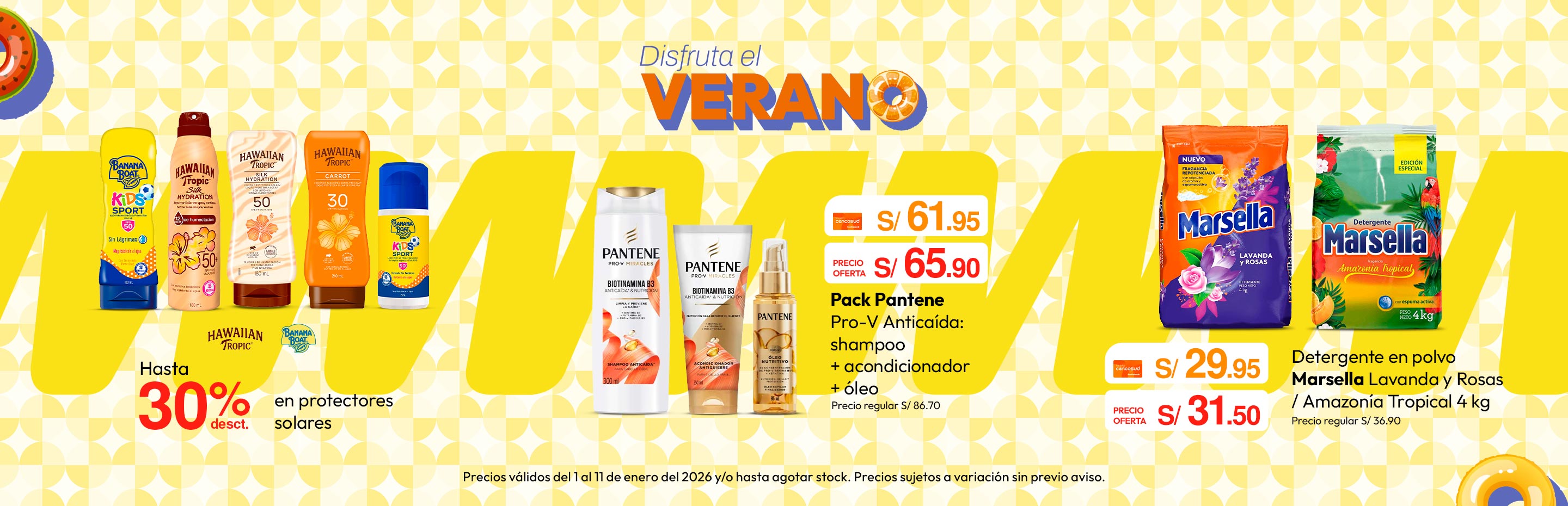 Hasta 30% desct en protectores solares